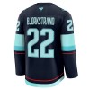 Mænd NHL Seattle Kraken Trøje 2024-25 Fanatics Premium Oliver Bjorkstrand Navy Hjemme